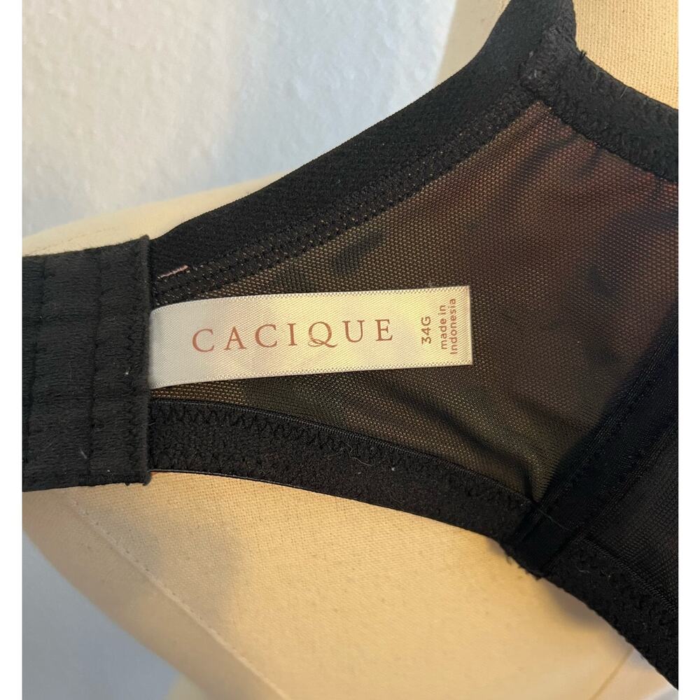 Lane Bryant Cacique Bra Lightly Lined Full Coverage Bright Floral Size 34G - Picture 4 of 6